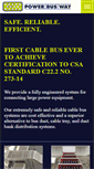 Mobile Screenshot of powerbusway.com